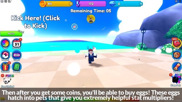 [LIMITED EVENT] How to get the FOOTBALL BANDANA in KICK IT SIMULATOR | Roblox смотреть онлайн