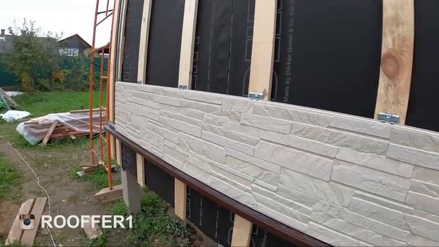 Монтаж японского фиброцементного сайдинга Установка панелей KMEW