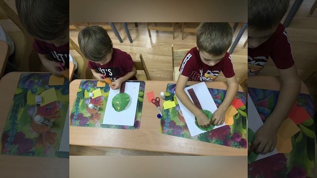 аппликация в подготовительной группе