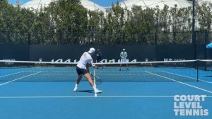 Holger Rune Court Level Practice 2024 (4K 60FPS)