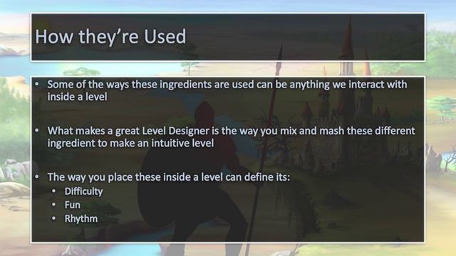 02 - Introduction to Level Design - 5 Ingredients Mixing up a Winning Formula
