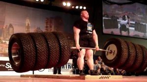 Worlds Strongest Man  - Benedikt Magnusson 1100 Tire Deadlift