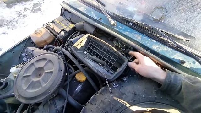 как открыть капот на Ниве если порвался трос