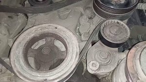 Шевроле Кобальт B15D2 ремень генератора мимо кондиционера