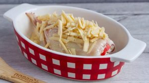 Кальмар фаршированный крабовыми палочками