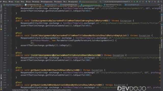 Mão na massa 54 - [Back end] Assignment Endpoint pt 02 - Tests смотреть онлайн