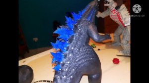 Godzilla y kong vs mechagodzilla (2021) en plastilina!!!