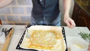 Пирог с корнем сельдерея. Домашнее тесто