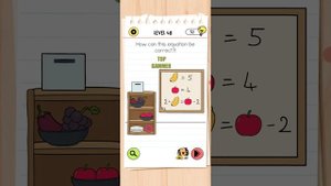 brain test 4 level 48 gameplay walkthrough Solution