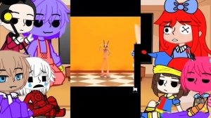 ?The amazing digital circus ?•  react to themselves //?gacha reaction? part 1 special✨