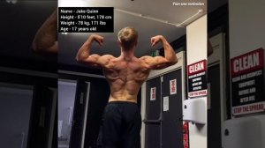 17 years old bodybuilder showing his pumped biceps | flexing | muscle worship