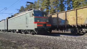Электровоз ВЛ11М-311/338А + 3ЭС4К-023 перегоняемый в составе грузового поезда
