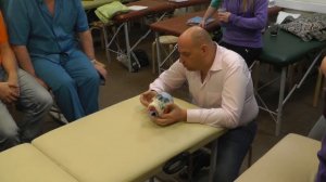 Краниосакральная остеопатия – демонстрация внутрикостных техник на черепе от А Смирнова. Часть 3