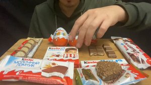 ASMR KINDER CHOCOLATE PARTY (BUENO, BONS, KINDER SURPRISE, MAXI, DELICE, COUNTRY, KING MAXI)