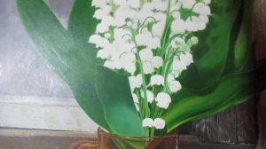 Многослойная #живопись - Как написать #ландыши - #уроки рисования (часть 5)