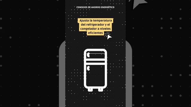 Ajusta la temperatura del refrigerador y el congelador a niveles eficientes