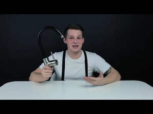 Однорычажный кухонный смеситель с высоким изливом SHINAGAWA