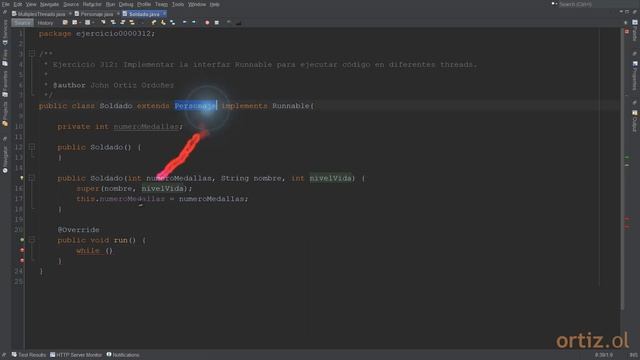 Java - Ejercicio 312: Implementar la Interfaz Runnable para Ejecutar Código en Diferentes Threads смотреть онлайн