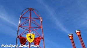 Coaster Impressionen: Red Force Ferrari Land Port Aventura Barcelona