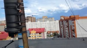 Крыша, кабели, антенны и муфты