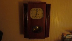 Часы настенные ОЧЗ с получасовым боем СССР 1962 г.