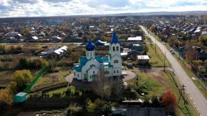 Храм Воскресения Христова г. Бирюсинск. Съемка Владимира Васильева 2021 год