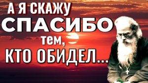 СПАСИБО ТЕМ, кто оскорбил и обидел...Никон Воробьев