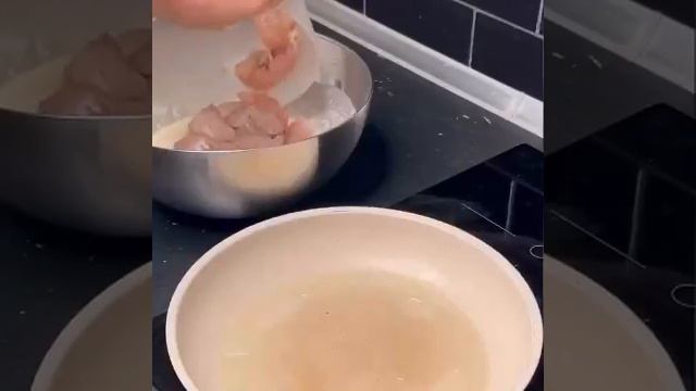 🍗 Очень ароматное куриное филе в луковом кляре
