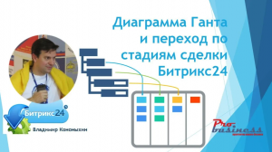 Формирование диаграммы Ганта  в Битрикс24, смена стадии сделки при закрытии задачи