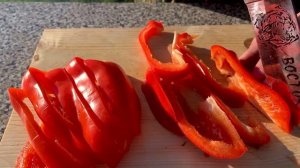 Огромные куски мяса жарю с овощами на садже!