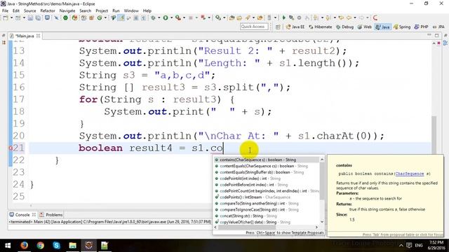 String in Java смотреть онлайн