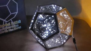 REVIEW: Infinity LED Dodecahedron Lamp - Coolest Mood Light? Trance Magic Table Lamp