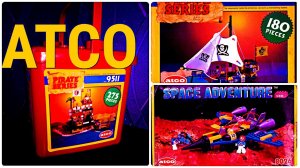 ATCO Blocks / Конструктор 90-х / Building Blocks by Atco Lego Toys / Vintage 1988