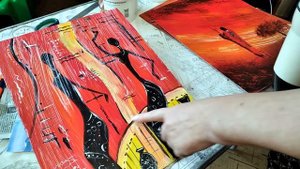Зачем покрывать акриловую картину лаком | Why varnish an acrylic painting