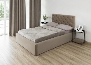 Кровать полутороспальная "Барокко" цвет: Кофе