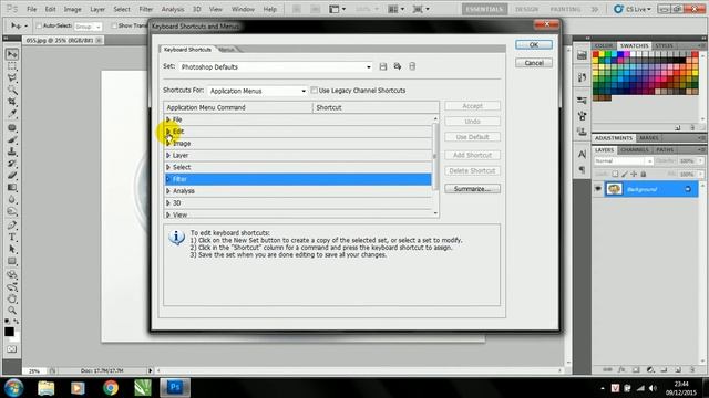 Bài 18. Cài đặt phím tắt Photoshop CS5 | Học Photoshop смотреть онлайн