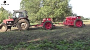 Подготовка самодельной сеялки и загрузчик сеялок к посеву