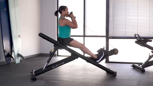 Упражнение на бицепс без ног на Total Gym Row Trainer гребной тренажер смотреть онлайн