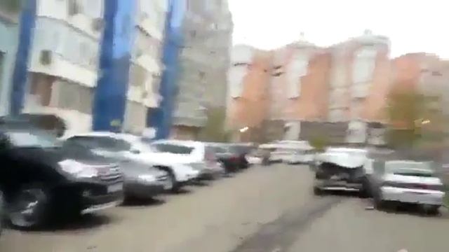 Типичная парковка в России