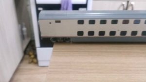 Картонный конструктор - 2 этажный вагон и локомотив.