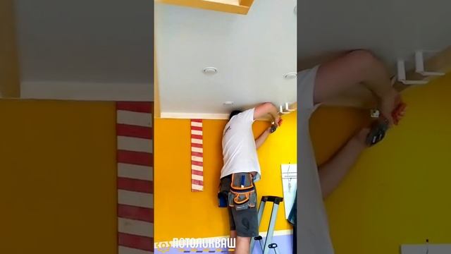 Экзамен по монтажу натяжного потолка. Дмитрий смотреть онлайн