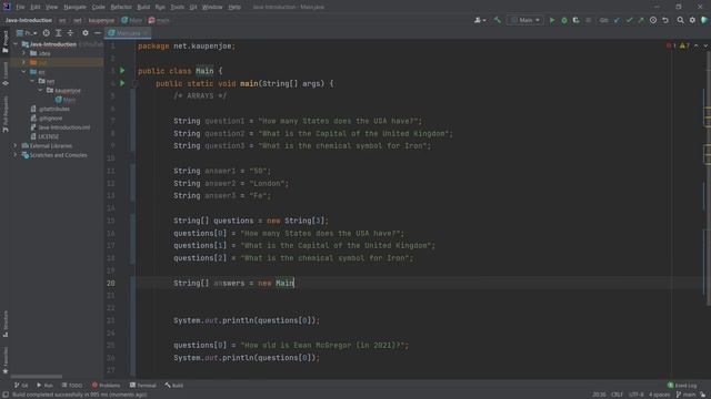 Java: Arrays | Java Introduction for Minecraft Modding