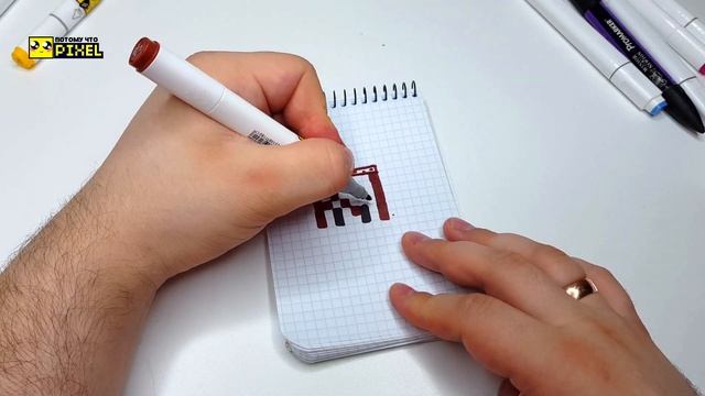 КОМПОТ из Minecraft - РИСУНКИ ПО КЛЕТОЧКАМ - PIXEL ART смотреть онлайн