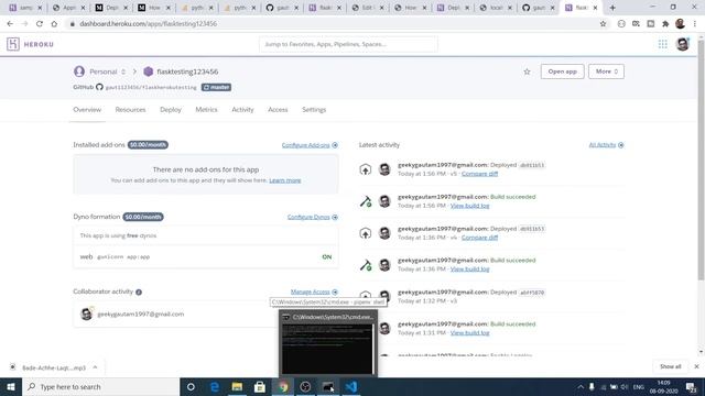 How to Deploy Flask Web App Python 3 to Heroku Full Step by Step Tutorial For Beginners 2020 смотреть онлайн