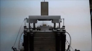 Макет ударного стенда СПУ-300/ Pneumatic shock test machine