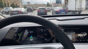 Работа адаптивного круиза changan uni-t