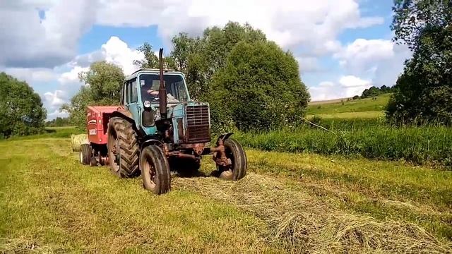 Присовка 2020 мтз 80 с прессом MASCAR смотреть онлайн