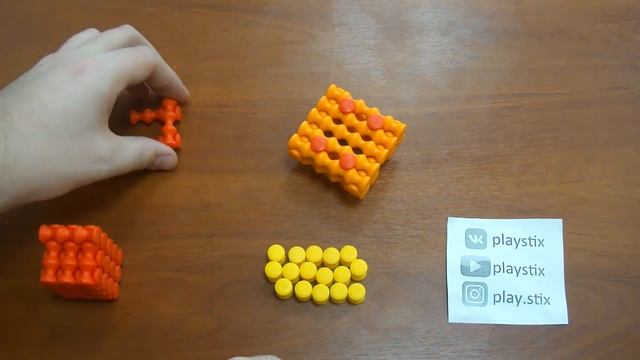 Стол и стульчики из конструктора "Строительные палочки" смотреть онлайн