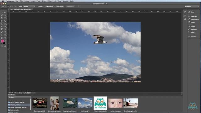 PHOTOSHOP CS6 & CC patch tool смотреть онлайн