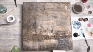 Урок по созданию картины шпатлевкой. Как нарисовать северное сияние и пещеру. Учимся рисовать (DIY)